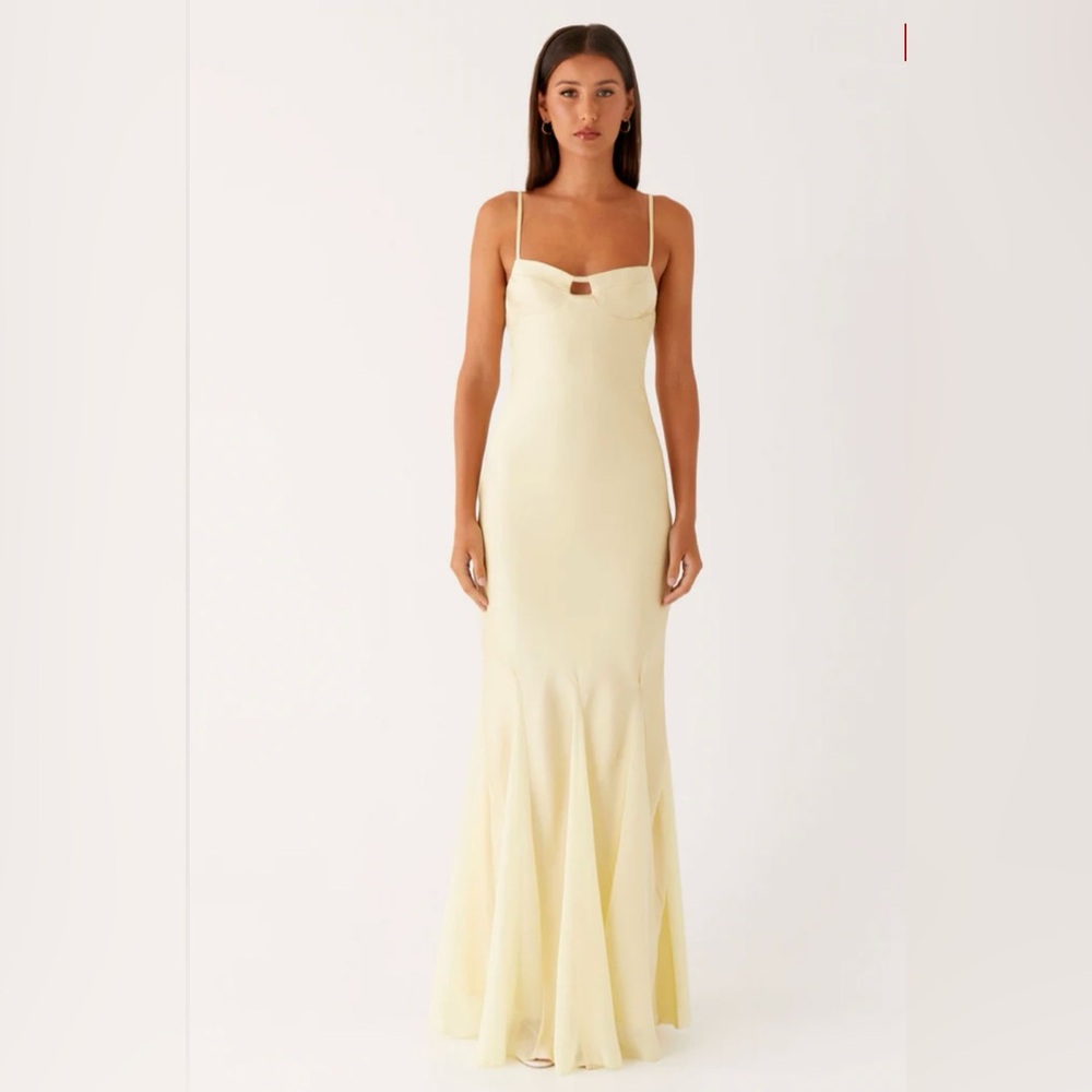 Peppermayo Ravello Maxi Dress Sunny Yellow Size 6